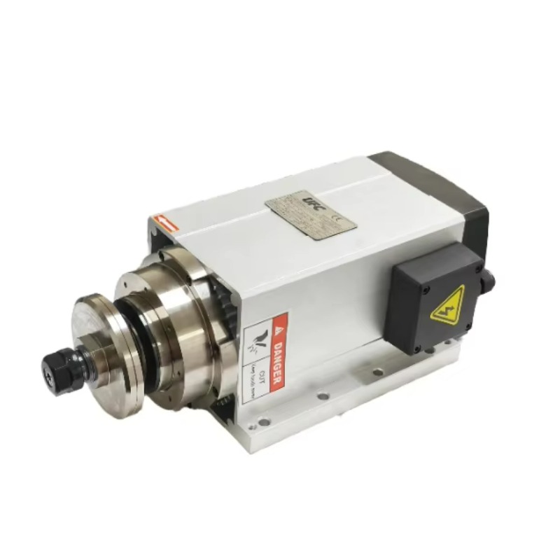 Cnc Spindle Motor - มอเตอร์แกนหมุน CNC ระบายความร้อนด้วยอากาศ 5.5KW รูปทรงสี่เหลี่ยม ประสิทธิภาพสูง
