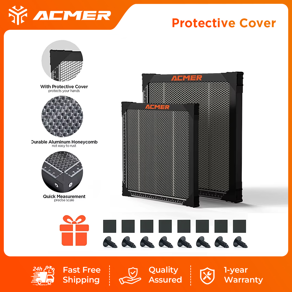 Honeycomb Laser Bed - โต๊ะทำงานรังผึ้ง ACMER วัสดุป้องกันโต๊ะอเนกประสงค์สำหรับเครื่องแกะสลักและตัดด้วยเลเซอร์ CNC CO2