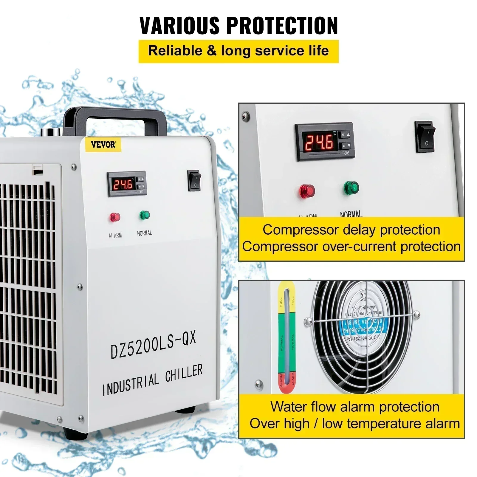 เครื่องทำน้ำเย็นสำหรับอุตสาหกร - Laser Industrial Chiller บทวิจารณ์และราคา