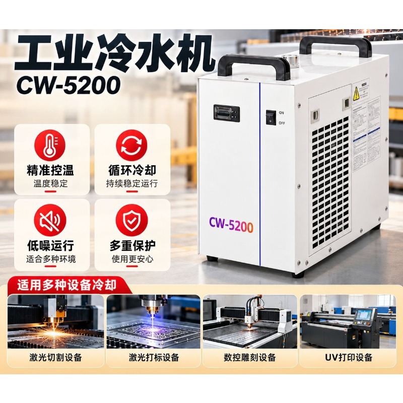 เครื่องทำความเย็นอุตสาหกรรม CW - Laser Industrial Chiller บทวิจารณ์และราคา
