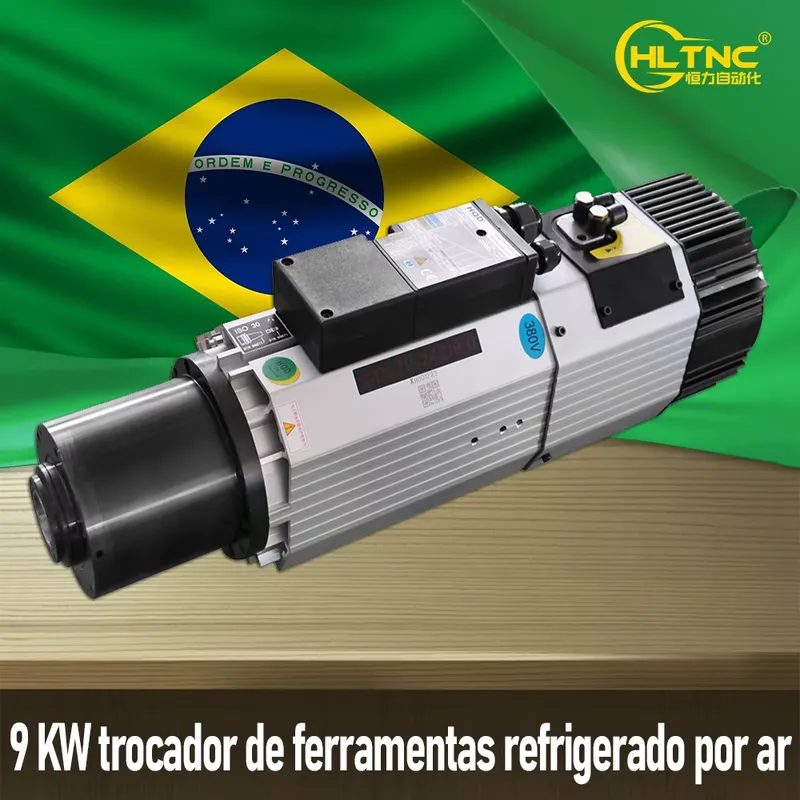 มอเตอร์แกนหมุน AP01 9KW ISO30  - Cnc Spindle Motor บทวิจารณ์และราคา
